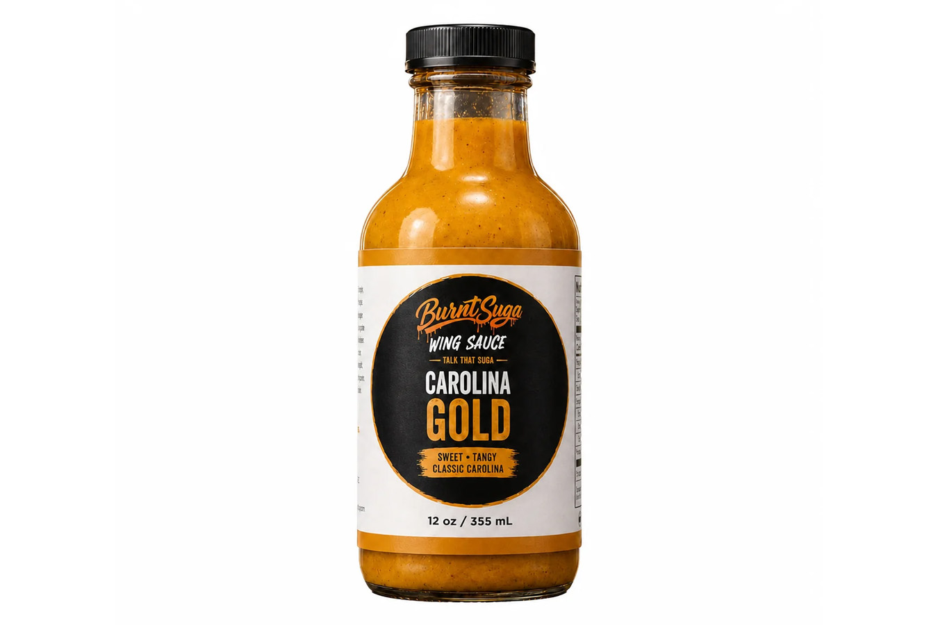 Burnt Suga Carolina Gold Wing Sauce with a Sweet and Tangy Classic Carolina Flavor